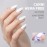 CANNI White Gel Nail Polish, 1Pcs White Gel Polish Pure White Color Nail Polish Gel High Gloss Soak Off U V Gel Nail French Nail Manicure Salon DIY