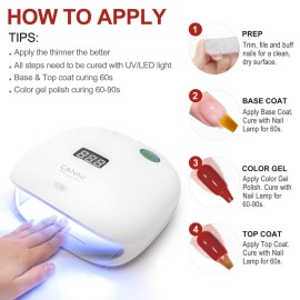 CANNI White Gel Nail Polish, 1Pcs White Gel Polish Pure White Color Nail Polish Gel High Gloss Soak Off U V Gel Nail French Nail Manicure Salon DIY CANNI White Gel Nail Polish, 1Pcs White Gel Polish Pure White Color Nail Polish Gel High Gloss Soak Off U V Gel Nail French Nail Manicure Salon DIY