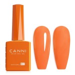 CANNI Bright Orange Gel Nail Polish, 1Pcs Orange Gel Polish Color High Gloss Soak Off U V Nail Manicure Salon DIY