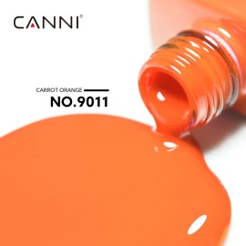 CANNI Bright Orange Gel Nail Polish, 1Pcs Orange Gel Polish Color High Gloss Soak Off U V Nail Manicure Salon DIY CANNI Bright Orange Gel Nail Polish, 1Pcs Orange Gel Polish Color High Gloss Soak Off U V Nail Manicure Salon DIY