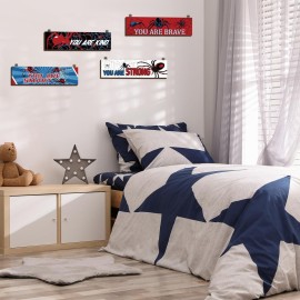 Geetery 4 Pcs Bedroom Wall Decor Boys Spider Room Decor for Kids Inspirational Wooden Hanging Sign Motivational Quote Car Wall sign for Boys Kids Nursery Playroom Kindergarten(11.8 x 3.1 Inch) Geetery 4 Pcs Bedroom Wall Decor Boys Spider Room Decor for Kids Inspirational Wooden Hanging Sign Motivational Quote Car Wall sign for Boys Kids Nursery Playroom Kindergarten(11.8 x 3.1 Inch)