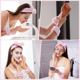 Ztomine Headbands for Women - Spa Headband and Wristband Set - Headband for Washing Face,Facial Mask,Makeup and Skin Care,Gifts for Women and Teen Girl Gifts Trendy Stuff Ztomine Headbands for Women - Spa Headband and Wristband Set - Headband for Washing Face,Facial Mask,Makeup and Skin Care,Gifts for Women and Teen Girl Gifts Trendy Stuff