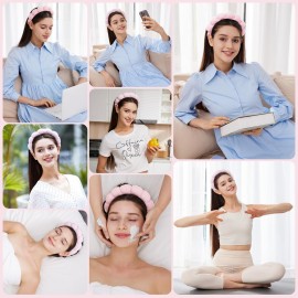 Ztomine Headbands for Women - Spa Headband and Wristband Set - Headband for Washing Face,Facial Mask,Makeup and Skin Care,Gifts for Women and Teen Girl Gifts Trendy Stuff Ztomine Headbands for Women - Spa Headband and Wristband Set - Headband for Washing Face,Facial Mask,Makeup and Skin Care,Gifts for Women and Teen Girl Gifts Trendy Stuff