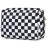 Large Makeup Bag Zipper Pouch Travel Cosmetic Organizer for Women (Large, Black Checkerboard)