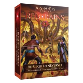Plaid Hat Games Ashes Reborn: Red Rains The Blight of Neverset Expansion Decks - Phoenixborn & Chimera Set for 1-2 Players, Ages 14+ - Requires Corpse of Viros & Master Set