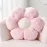 Kcvvcr Pink Flower Pillow, Cute Decorative Flower Shaped Throw Pillow with Faux Rabbit Fur, 14.9 Soft Flower Plush Throw Pillow Floor Pillows Room Dcor for Bedroom Living Room