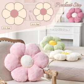 Kcvvcr Pink Flower Pillow, Cute Decorative Flower Shaped Throw Pillow with Faux Rabbit Fur, 14.9 Soft Flower Plush Throw Pillow Floor Pillows Room Dcor for Bedroom Living Room Kcvvcr Pink Flower Pillow, Cute Decorative Flower Shaped Throw Pillow with Faux Rabbit Fur, 14.9 Soft Flower Plush Throw Pillow Floor Pillows Room Dcor for Bedroom Living Room