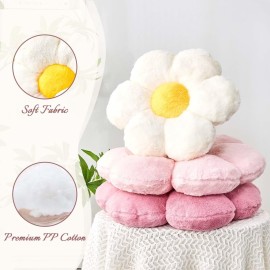 Kcvvcr Pink Flower Pillow, Cute Decorative Flower Shaped Throw Pillow with Faux Rabbit Fur, 14.9 Soft Flower Plush Throw Pillow Floor Pillows Room Dcor for Bedroom Living Room Kcvvcr Pink Flower Pillow, Cute Decorative Flower Shaped Throw Pillow with Faux Rabbit Fur, 14.9 Soft Flower Plush Throw Pillow Floor Pillows Room Dcor for Bedroom Living Room