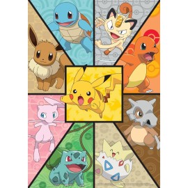 Buffalo Games - Pokemon- Kanto Companions - 300 Piece Jigsaw Puzzle for Adults -Challenging Puzzle Perfect for Game Nights - Finished Size is 21.25 x 15.00