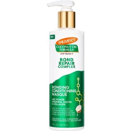 Palmer\'s Amino Bonding Complex Hair Mask, Intense Conditioning Masque Pack with Coconut Oil & Vitamin E, Heat Protectant, Anti Frizz, Adds Shine, Protects Hair Growth, All Hair Types, 12 fl. oz bottle