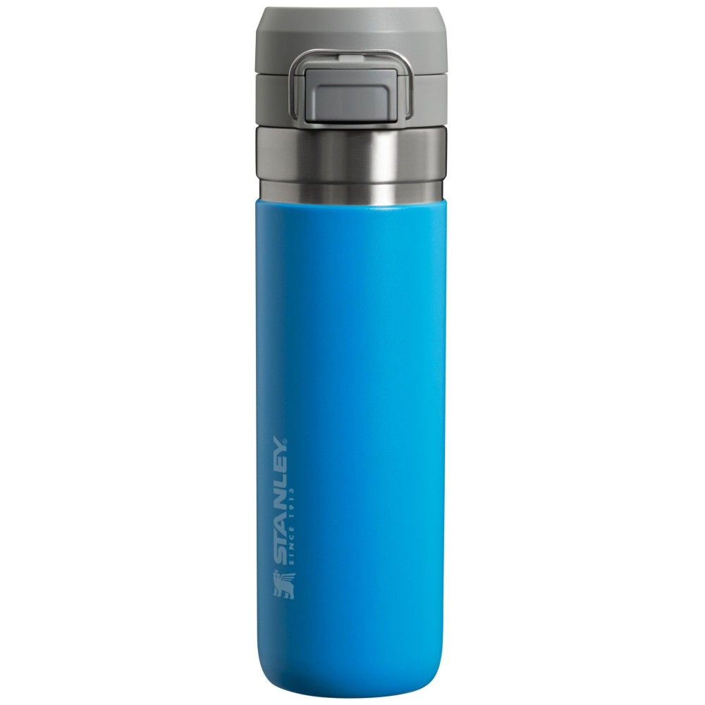 Stanley Quick Flip GO Water Bottle 24 oz | Push Button Lid | Leakproof and Packable for Travel and Sports | Insulated Stainless Steel | BPA-Free | Azure Stanley Quick Flip GO Water Bottle 24 oz | Push Button Lid | Leakproof and Packable for Travel and Sports | Insulated Stainless Steel | BPA-Free | Azure