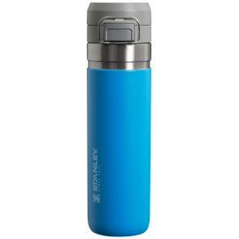 Stanley Quick Flip GO Water Bottle 24 oz | Push Button Lid | Leakproof and Packable for Travel and Sports | Insulated Stainless Steel | BPA-Free | Azure Stanley Quick Flip GO Water Bottle 24 oz | Push Button Lid | Leakproof and Packable for Travel and Sports | Insulated Stainless Steel | BPA-Free | Azure