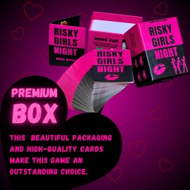 Risky Girls Night - Fun Party Game for Ladies Nights: 150 Spicy Questions and Hilarious Dares, Drinking Games - Bachelorette, Pregame, Birthday Parties Gifts Risky Girls Night - Fun Party Game for Ladies Nights: 150 Spicy Questions and Hilarious Dares, Drinking Games - Bachelorette, Pregame, Birthday Parties Gifts