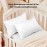 Warmstar 100% Cotton Toddler Pillowcase Set of 2, 600 Thread Count 13x18 Toddler Pillowcases Soft & Breathable, Cotton Travel Pillow Case Cover 13x 18 with Envelope Closure,White
