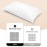 Warmstar 100% Cotton Toddler Pillowcase Set of 2, 600 Thread Count 13x18 Toddler Pillowcases Soft & Breathable, Cotton Travel Pillow Case Cover 13x 18 with Envelope Closure,White