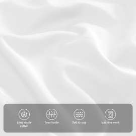 Warmstar 100% Cotton Toddler Pillowcase Set of 2, 600 Thread Count 13x18 Toddler Pillowcases Soft & Breathable, Cotton Travel Pillow Case Cover 13x 18 with Envelope Closure,White Warmstar 100% Cotton Toddler Pillowcase Set of 2, 600 Thread Count 13x18 Toddler Pillowcases Soft & Breathable, Cotton Travel Pillow Case Cover 13x 18 with Envelope Closure,White