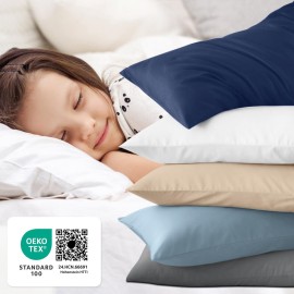 Warmstar 100% Cotton Toddler Pillowcase Set of 2, 600 Thread Count 13x18 Toddler Pillowcases Soft & Breathable, Cotton Travel Pillow Case Cover 13x 18 with Envelope Closure,White Warmstar 100% Cotton Toddler Pillowcase Set of 2, 600 Thread Count 13x18 Toddler Pillowcases Soft & Breathable, Cotton Travel Pillow Case Cover 13x 18 with Envelope Closure,White