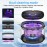 VIVIZEN Ultrasonic Retainer Cleaner Machine Sonic Dental Cleaning Machine for Dentures, Aligners, Braces, Mouth Guards, Jewelry, Portable 30W/45kHz (Black)