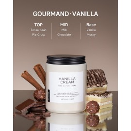 M&SENSE Vanilla Soy Candles, Large 2 Wick Jar Candle 19.4oz, 110 Hours Burning Time, 100% Natural Organic Soy Wax, Relaxing Aromatherapy Scented Candle, Housewarming Gift for Women and Men M&SENSE Vanilla Soy Candles, Large 2 Wick Jar Candle 19.4oz, 110 Hours Burning Time, 100% Natural Organic Soy Wax, Relaxing Aromatherapy Scented Candle, Housewarming Gift for Women and Men