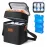 PIIOSER Breastmilk Cooler Bag with Ice Pack Fits 6 Baby Bottles Up to 9 Ounce, Insulated Baby Bottle Tote Bags, Double Layer Waterproof Leak-Proof with Shoulder Strap for Nursing &Working Mom