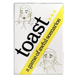 Toast Card Game - A Hilarious Party Game Where Raunchy Meets Improv - The Ultimate Funny Board Game for Game Nights, Parties and 17 +