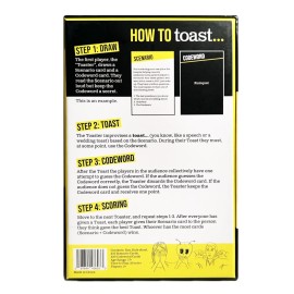 Toast Card Game - A Hilarious Party Game Where Raunchy Meets Improv - The Ultimate Funny Board Game for Game Nights, Parties and 17 +