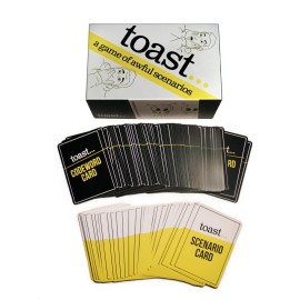 Toast Card Game - A Hilarious Party Game Where Raunchy Meets Improv - The Ultimate Funny Board Game for Game Nights, Parties and 17 +
