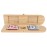 Pacific Shore Games Wooden Cribbage Board Game Set, Continuous 3 Track for 2-3 Players with Card Storage