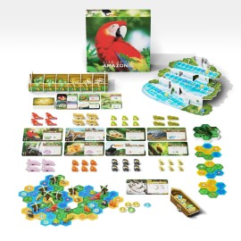 Life of The Amazonia I Jungle Building Board Game I Puzzle & Strategy