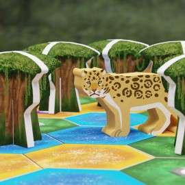 Life of The Amazonia I Jungle Building Board Game I Puzzle & Strategy
