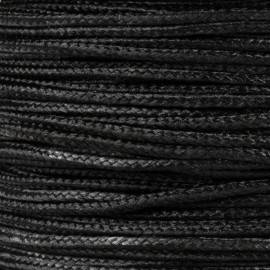 Paracord Planet Micro Paracord - Thin Braided Cord for Crafting, Fishing, and DIY Projects in 125 ft Spools - Black Paracord Planet Micro Paracord - Thin Braided Cord for Crafting, Fishing, and DIY Projects in 125 ft Spools - Black