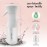 Kitsch Spray Bottle for Hair - Continuous Water Mister with Ultra Fine Mist for Hairstyling, Barbers, Salons, Plants, Versatile Spray Bottles for Cleaning - Made from Recycled Plastic - White, 5 oz