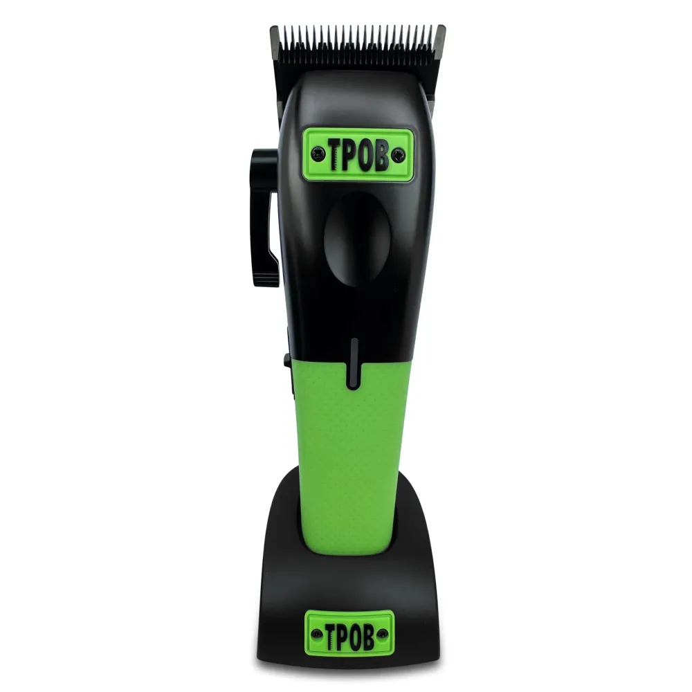 TPOB Play Barber Hair Clippers for Men 7500 RPM with Rubber Green/Black/Pink Grips (Black) TPOB Play Barber Hair Clippers for Men 7500 RPM with Rubber Green/Black/Pink Grips (Black)