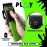 TPOB Play Barber Hair Clippers for Men 7500 RPM with Rubber Green/Black/Pink Grips (Black)