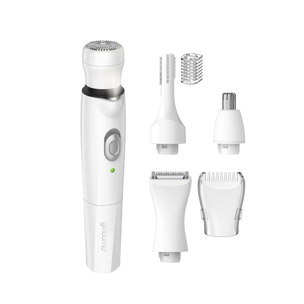 Conair GIRLBOMB All-in-One Face/Body Trimmer and Shaver Set for Women, Wet/Dry, Rechargeable Conair GIRLBOMB All-in-One Face/Body Trimmer and Shaver Set for Women, Wet/Dry, Rechargeable