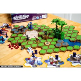 Renegade Game Studios Heroscape: Battle for The Wellspring Battle Box - Standard Edition | 2 Players, Ages 14 and up Contains 6 Unpainted Miniatures, Terrain and Exclusive Wellspring Water Tiles Renegade Game Studios Heroscape: Battle for The Wellspring Battle Box - Standard Edition | 2 Players, Ages 14 and up Contains 6 Unpainted Miniatures, Terrain and Exclusive Wellspring Water Tiles