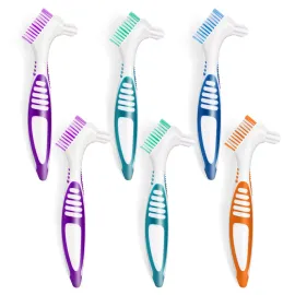6 Pcs Denture Brush Set for False Teeth, Denture T..