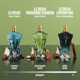 Jean Paul Gaultier Le Beau Paradise Garden Eau de Parfum for men, 4.2 Ounce