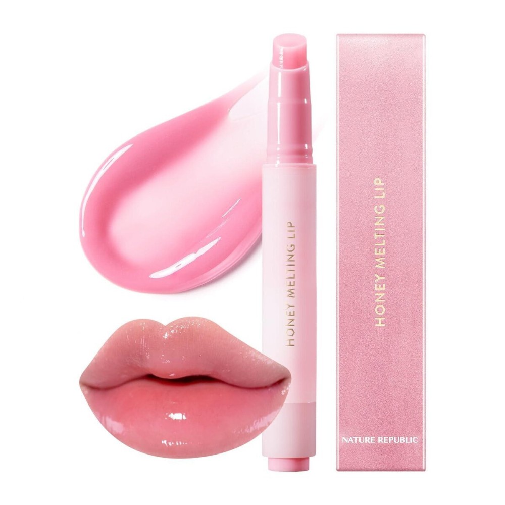 Nature Republic HONEY MELTING LIP PLUMPING (11 PINK) SOFT LIP STICK Tint & Plump Hydrating Gloss, Moisturizing balms, Volumizing formula & Sheer tint, Glowy Finish, korean make up Nature Republic HONEY MELTING LIP PLUMPING (11 PINK) SOFT LIP STICK Tint & Plump Hydrating Gloss, Moisturizing balms, Volumizing formula & Sheer tint, Glowy Finish, korean make up