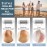 Electric Foot Callues Remover - FSA&HSA Eligible, Portable Electric Foot Files with 3 Heads, Rechargeable Feet File for Foot Care, Waterproof Deadskin Remover, Pedicure Tool for Dry and Crack Feet