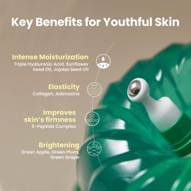 AXIS-Y Vegan Collagen Eye Serum - K Beauty Triple Hyaluronic Acid & Peptide Collagen Serum Improve Skin Elasticity, Reduce Fine Lines & Dark Circles - Vegan Korean Skin Care Eye Cream - 0.33 fl. oz. AXIS-Y Vegan Collagen Eye Serum - K Beauty Triple Hyaluronic Acid & Peptide Collagen Serum Improve Skin Elasticity, Reduce Fine Lines & Dark Circles - Vegan Korean Skin Care Eye Cream - 0.33 fl. oz.