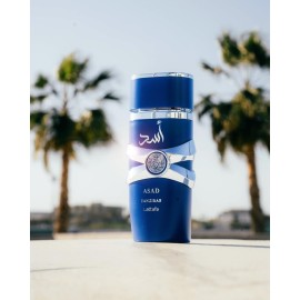 Lattafa Asad Zanzibar - Fresh, Spicy, Vanilla, Coconut - Eau de Parfum Long-Lasting Fragrance for Men, 3.40 Ounce / 100 ml