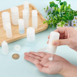 BENECREAT 10Pcs 12ml/18ml/30ml Travel Bottles Plastic Toiletry Bottles Flip Cap Squeeze Sample Bottle Containers for Makeup Lotion Emulsion Foundation Shampoo Packing BENECREAT 10Pcs 12ml/18ml/30ml Travel Bottles Plastic Toiletry Bottles Flip Cap Squeeze Sample Bottle Containers for Makeup Lotion Emulsion Foundation Shampoo Packing