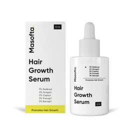 Masofta Hair Growth Serum with 3% Redensyl, 5% Capixyl, 4% Anagain, 3% Procapil & 3% Baicapil, Rosemary & Biotin For Hair fall Control & Promoting Hair Growth, For Both Men & Women, 1.01 fl.oz./30ML