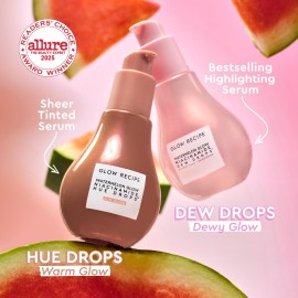 Glow Recipe Hue Drops Tinted Face Serum - Bronzing Drops to Brighten & Hydrate - Skincare Makeup Primer & Liquid Highlighter to Blur Pores for a Radiant, Even Skin Tone - Sunglow (40ml) Glow Recipe Hue Drops Tinted Face Serum - Bronzing Drops to Brighten & Hydrate - Skincare Makeup Primer & Liquid Highlighter to Blur Pores for a Radiant, Even Skin Tone - Sunglow (40ml)