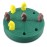 Games by 3D ROTA Game, Tic-Tac-Toe Game with Never a Tie, A Winner in Every Round, Ancient Roman Strategy Game, Portable 4 Board, Pockets or Purse-Size, with Horse Pieces, Made in USA (Green)