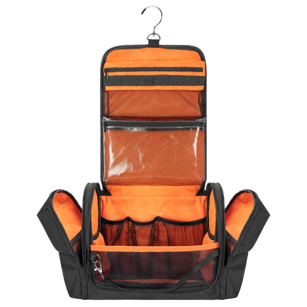 Prokva Tactical Toiletry Travel Bag for Men, Hanging Dopp Kit Hygiene Bag Shower Organizer with Hook for Toiletries and Shaving Care, Black (Empty Bag) Prokva Tactical Toiletry Travel Bag for Men, Hanging Dopp Kit Hygiene Bag Shower Organizer with Hook for Toiletries and Shaving Care, Black (Empty Bag)