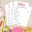 ZEDEV Birthday Party Game - Most Likely to, Birthday Party Activity Favor, Set of 20 Games Cards, Birthday Supplies, Activity, Decorations -B09