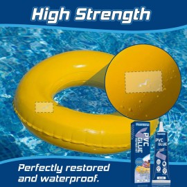 Yeardera Air Mattress Patch Kit, Waterproof Vinyl Repair Kit, High Strength PVC Adhesive for Inflatables, PVC Boats, Vinyl Glue (60ml/1 Pack) Yeardera Air Mattress Patch Kit, Waterproof Vinyl Repair Kit, High Strength PVC Adhesive for Inflatables, PVC Boats, Vinyl Glue (60ml/1 Pack)