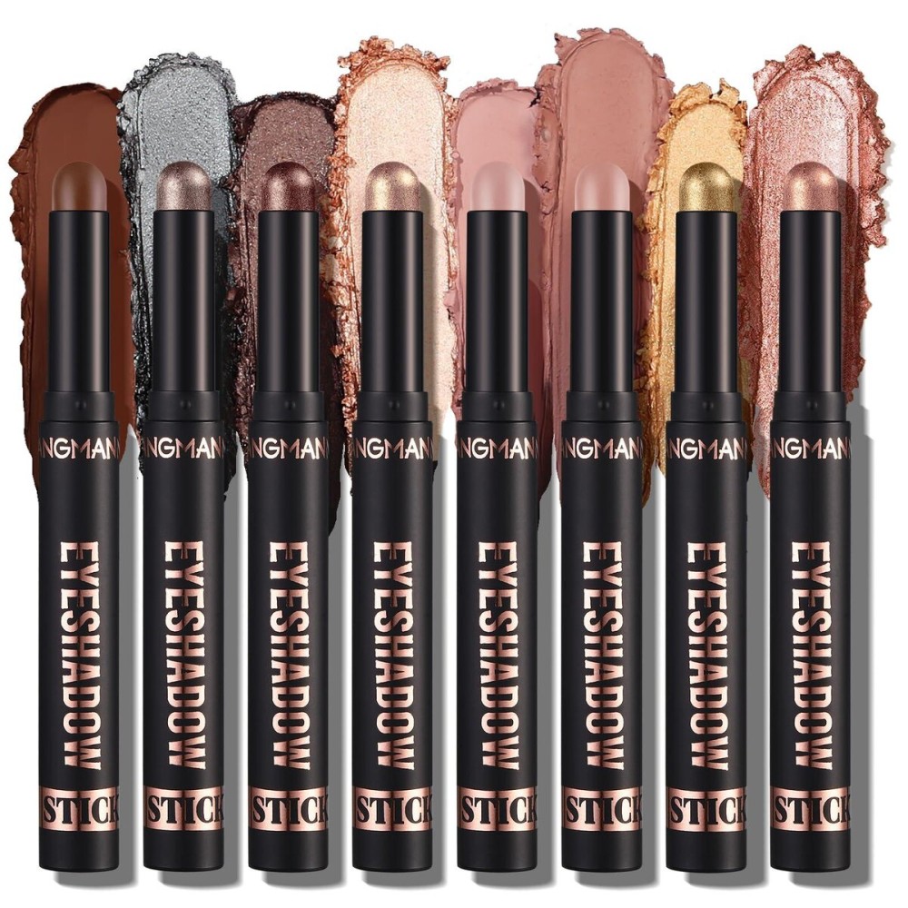 Jolilab Eyeshadow Stick Set, 8 Colors Matte Professional Bright-Colored Contouring and Highlight Eyeshadow Stick, Cream Waterproof Long Lasting High Pigmented Eye Shadow. (8, EYESHADOW B) Jolilab Eyeshadow Stick Set, 8 Colors Matte Professional Bright-Colored Contouring and Highlight Eyeshadow Stick, Cream Waterproof Long Lasting High Pigmented Eye Shadow. (8, EYESHADOW B)